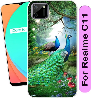 Tokito Back Cover for Realme C11(Transparent, Flexible, Silicon, Pack of: 1)