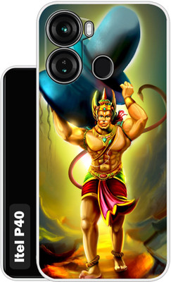 Case Club Back Cover for itel P40(Gold, Grip Case, Silicon, Pack of: 1)