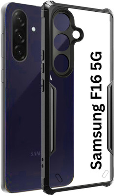 RCHJV Back Cover for Samsung Galaxy F16 5G(Black, Shock Proof, Pack of: 1)