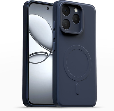 Pikkme Back Cover for Realme 15t 5G(Blue, Grip Case, Pack of: 1)
