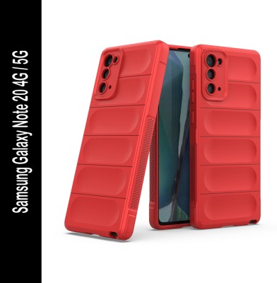 Casotec Back Cover for Samsung Galaxy Note 20 4G, Samsung Galaxy Note 20 5G(Red, Silicon, Pack of: 1)