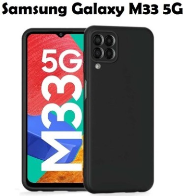Phone Case Cover Back Cover for Samsung Galaxy M33 5G(Black, Grip Case, Silicon, Pack of: 1)