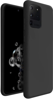 zaperhub Back Cover for Samsung Galaxy S20 Ultra(Black, Silicon)