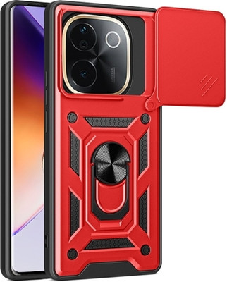 Elica Bumper Case for iQOO Z9s Pro 5G / Vivo T3 Pro 5G(Red, Rugged Armor, Pack of: 1)