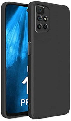 ZAMN Back Cover for REDMI 10 PRIME(Black, Silicon, Pack of: 1)