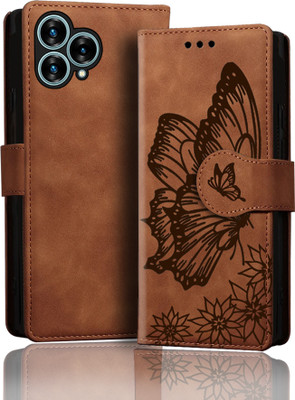 Mobishield Back Cover for Lava Blaze Curve 5G(Brown, Magnetic Case, Pack of: 1)