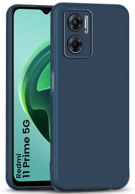 ZAMN Back Cover for REDMI 11 PRIME 5G(Blue, Silicon, Pack of: 1)