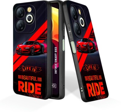 Unique Case Back Cover for Infinix Smart 8 Hd, Tecno Spark GO 2024(Black, Flexible)