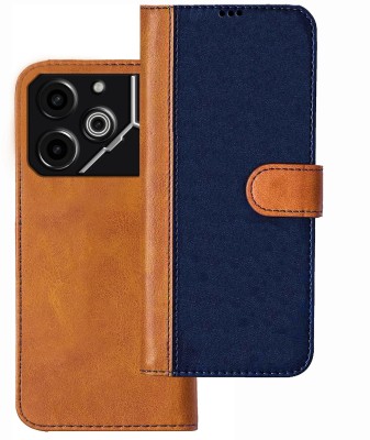 Flipkart SmartBuy Back Cover for Tecno Pova 6 Pro 5G(Blue, Brown, Dual Protection, Pack of: 1)