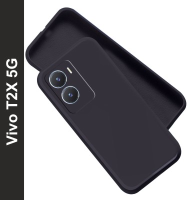 Artistque Back Cover for Vivo T2X 5G(Black, Flexible, Silicon, Pack of: 1)