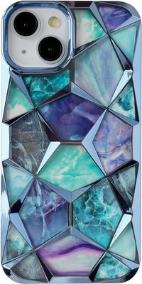 Mintzz Back Cover for Apple iPhone 15(Green, Camera Bump Protector, Silicon, Pack of: 1)