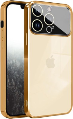 A3sprime Back Cover for APPLE iPhone 11 Pro Max, Soft Side Colored Drop Protective and Camera Protector Case(Gold, Transparent, Camera Bump Protector, Silicon, Pack of: 1)
