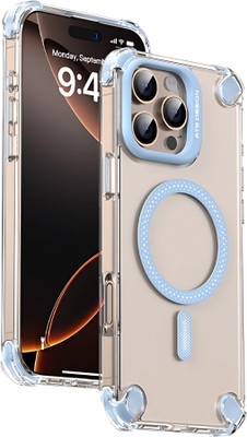 ATB DESIGN Back Cover for iPhone 16 pro max(Blue, Waterproof, Pack of: 1)