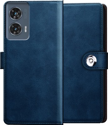 SMARTPOCKET Back Cover for Motorola Edge 50 Fusion(Blue, Dual Protection, Silicon, Pack of: 1)