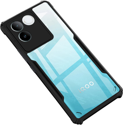GLOBAL NOMAD Back Cover for iQOO Z7 Pro 5G(Black, Shock Proof, Pack of: 1)