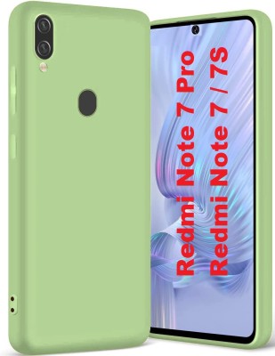 Rugraj Back Cover for Redmi Note 7 Pro, Redmi Note 7, Redmi Note 7s(Green, Grip Case, Silicon, Pack of: 1)