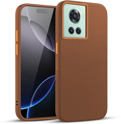 V-TAN Back Cover for OnePlus 10R(Brown, Waterproof, Pack of: 1)