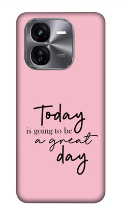 NDCOM Back Cover for IQOO Z9X 5G Today A Great Day(Multicolor, Hard Case, Pack of: 1)