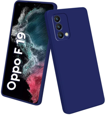 ZAMN Back Cover for OPPO F19S(Blue, Silicon, Pack of: 1)