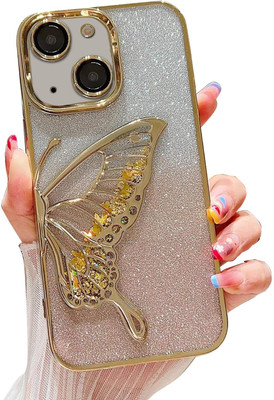 VAPRIF Back Cover for Apple iPhone 13(Gold, Electroplated, Pack of: 1)