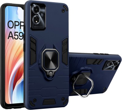 SMARTPOCKET Back Cover for oppo A59 5g(Blue, Rugged Armor, Pack of: 1)