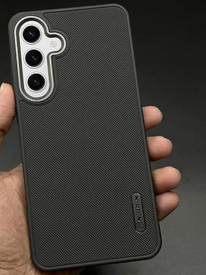 SAMRIN Back Cover for SAMSUNG Galaxy S24 FE 5G(Black, Silicon, Pack of: 1)