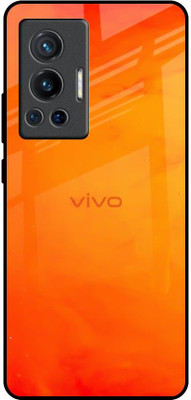 Hocopoco Back Cover for Vivo X70 Pro(Orange, Grip Case, Pack of: 1)