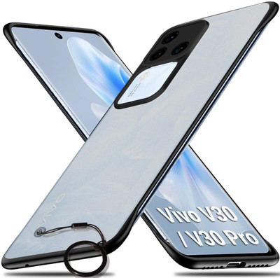 MOBIDEER Back Cover for Vivo V30 5G, V30 Pro 5G
Shock Proof Ultra Slim Frameless(Black, Shock Proof, Pack of: 1)