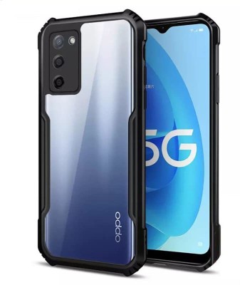 RichCell Back Cover for Oppo A53s 5G/Oppo A55 5G Black Eagle(Black, Shock Proof, Pack of: 1)