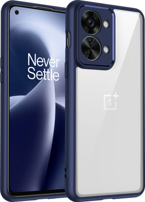 Flipkart SmartBuy Back Cover for OnePlus Nord 2T 5G(Blue, Transparent, Camera Bump Protector, Pack of: 1)