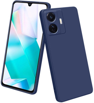 imbi Back Cover for iQOO Z6 Pro, Vivo T1 Pro 5G, Vivo S15E(Blue, Flexible, Silicon, Pack of: 1)