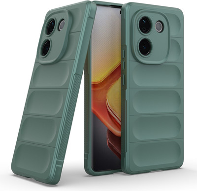 GLOBAL NOMAD Back Cover for iQOO Z9s Pro 5G(Green, 3D Case, Silicon, Pack of: 1)