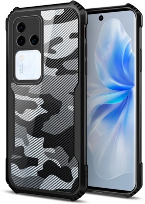 Kapa Back Cover for Vivo V30 Pro (5G)(Black, Shock Proof, Pack of: 1)