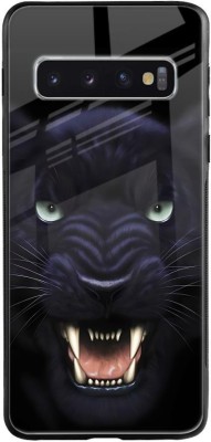 QRIOH Back Cover for Samsung Galaxy S10 Plus(Black, Grip Case, Pack of: 1)