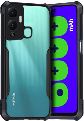 KWINE CASE Back Cover for Infinix Hot 12 Play(Black, Shock Proof, Pack of: 1)