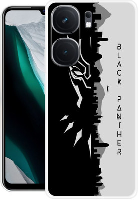 iprinto Back Cover for iQOO Neo9 Pro 5G, ‎I2304 Black panther Printed Back Cover(Multicolor, Dual Protection, Silicon, Pack of: 1)