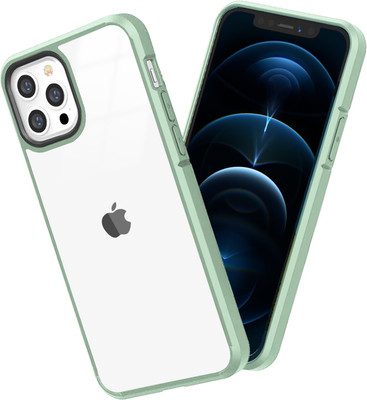 Golden Sand Back Cover for Apple iPhone 12 Pro Max(Green, Shock Proof, Pack of: 1)
