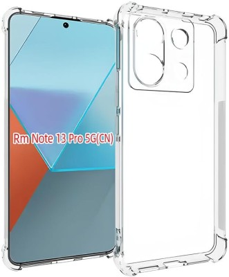 FlareHUB Back Cover for Redmi Note 13 Pro 5G, POCO X6 5G(Transparent, Flexible, Silicon, Pack of: 1)