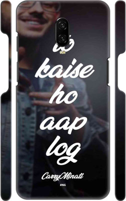 YAPZONE Back Cover for OnePlus 6T/ Oneplus 7(Multicolor, 3D Case, Pack of: 1)