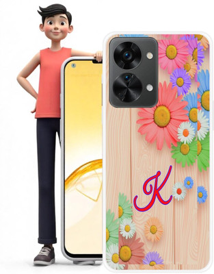 LUCKY MOBI.COM Back Cover for Oneplus Nord 2T 5G- NAMELETTER-LETTERNAME-ALFANAME-LOVENAME-K(Multicolor, Flexible, Silicon, Pack of: 1)