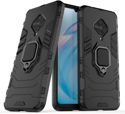 KrKis Back Cover for Vivo S1 Pro(Black, Shock Proof, Pack of: 1)