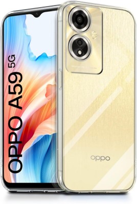 WOW Imagine Back Cover for Oppo A59 5G, Ultra Hybrid Back Cover Crystal Clear Shockproof(Transparent, Flexible, Silicon, Pack of: 1)