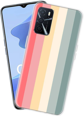 Nainz Back Cover for Oppo A16(Multicolor, Grip Case, Silicon, Pack of: 1)