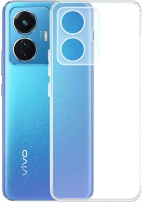 mCase Back Cover for Vivo T1 44W(Transparent, Shock Proof, Silicon, Pack of: 1)