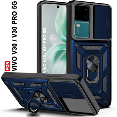 AESTMO Back Cover for Vivo V30 5G, Vivo V30 Pro 5G(Blue, Slider, Pack of: 1)