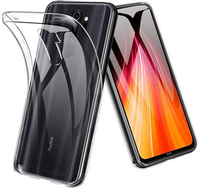 SUCH Back Cover for SUCH Transparent Back Cover for Mi Redmi Note 8 Pro(Transparent, Camera Bump Protector, Silicon, Pack of: 1)