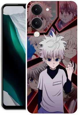 Dimora Back Cover for vivo T4 Lite 5G, V2509, Hunter X, BOY, KILLUA ZOLDYCK, ANIME(Black, Flexible, Silicon, Pack of: 1)