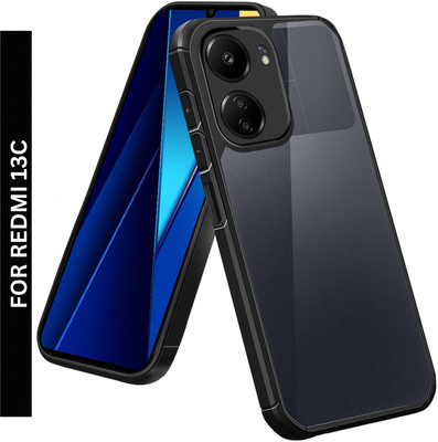 SHIELDXPERT Back Cover for REDMI 13C(White, Flexible, Pack of: 1)