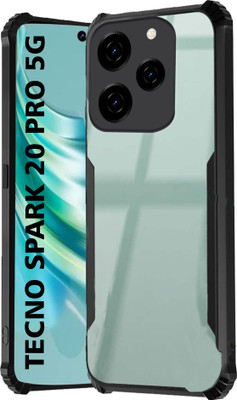 GLOBAL NOMAD Back Cover for Tecno Spark 20 Pro 5G(Transparent, Shock Proof, Pack of: 1)