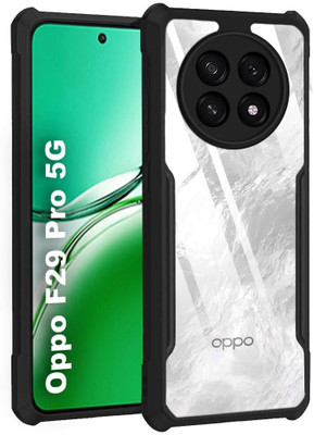 kursa hub Back Cover for Oppo F29 Pro (5G)(Black, Camera Bump Protector, Pack of: 1)